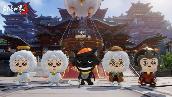 《劍俠世界3》x喜羊羊聯動今日開啟 攜手仗劍永遠少年！