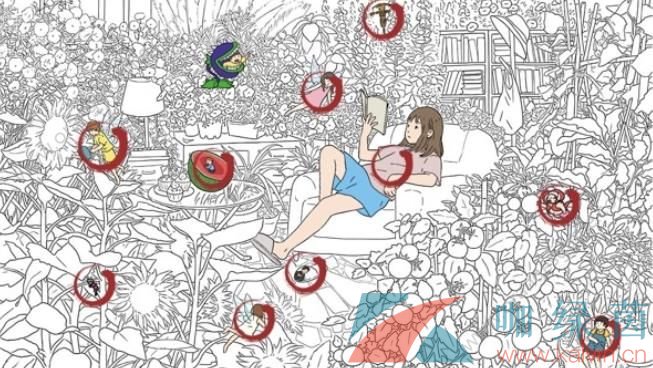 《漢字找茬王》花園找人通關攻略
