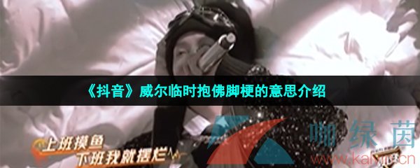 抖音威爾臨時抱佛腳是什么梗-威爾臨時抱佛腳梗的意思介紹