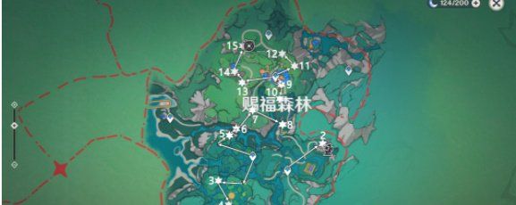 《原神》4.8賜福森林歡聲飛羽收集位置